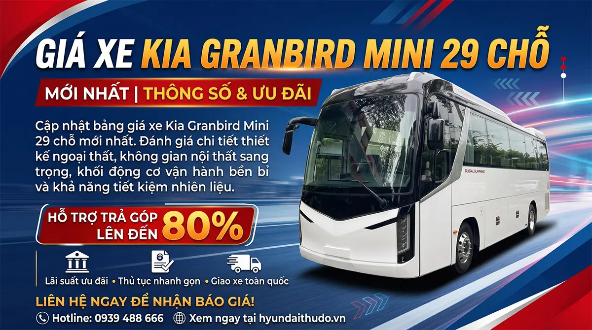 Xe Khách Kia Granbird Mini 29 Chỗ